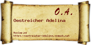 Oestreicher Adelina névjegykártya